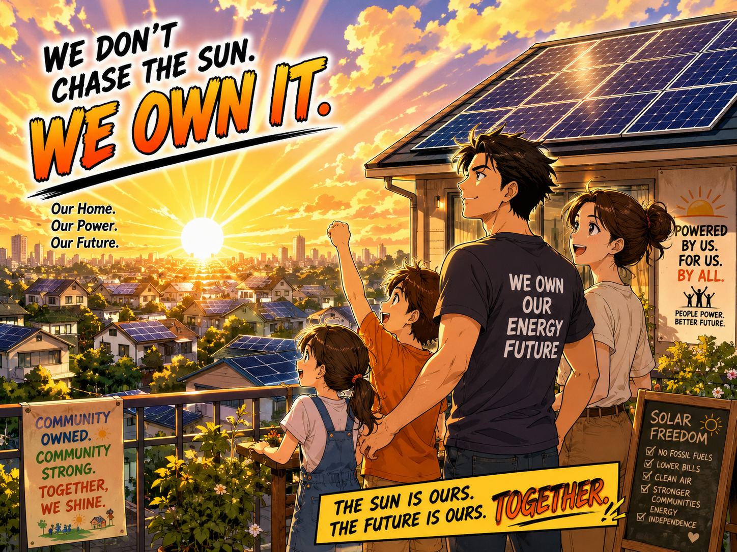 Family owns the sun with consumer-owned solar